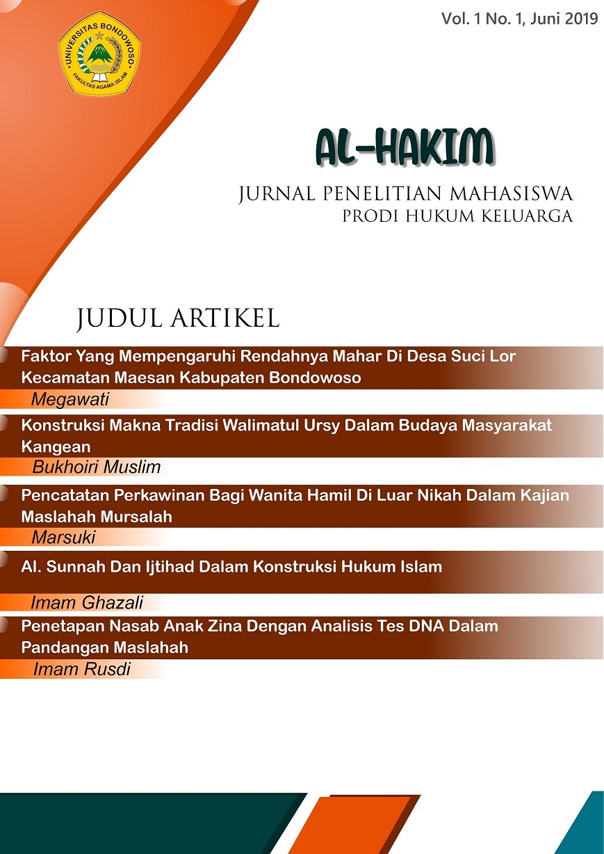 					View Vol. 1 No. 1 (2019): Islam dan Kearifan Lokal (Local Wisdom)
				